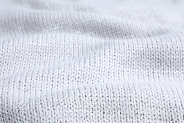 Teplý pletený svetr jako pozadí, detailní pohled — Stock fotografie