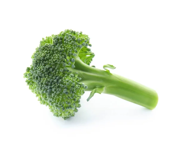 Fresh broccoli isolated on white. Edible green plant — Stock Photo, Image