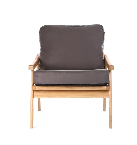 Comfortabele fauteuil geïsoleerd op wit. Interieur element — Stockfoto