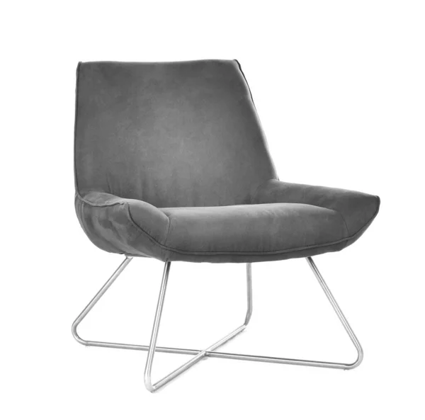 Удобное кресло изолировано на белом. Элемент интерьера — стоковое фото