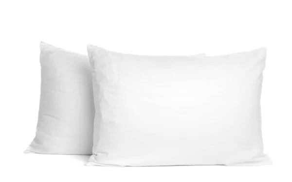白色隔热软软的新枕头 — 图库照片