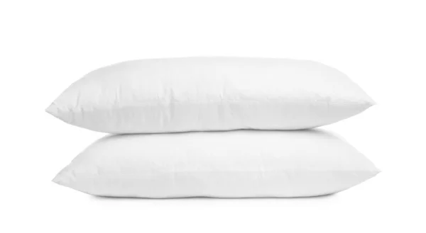 Blank Soft New Pillows Isolated White — Stock Photo, Image
