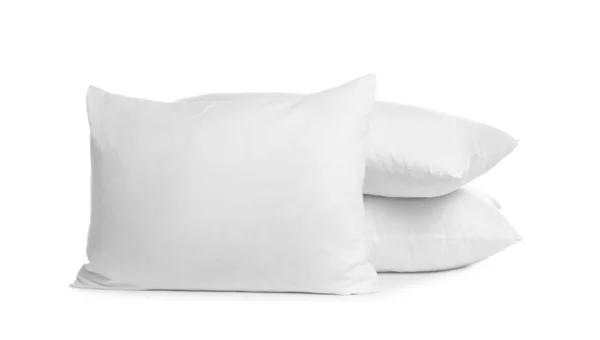 Blank Soft New Pillows Isolated White — Stock Photo, Image