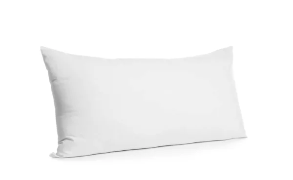 白色隔热软软的新枕头 — 图库照片