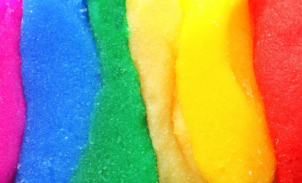 Vista Cerca Los Limones Colores Paleta Arco Iris —  Fotos de Stock