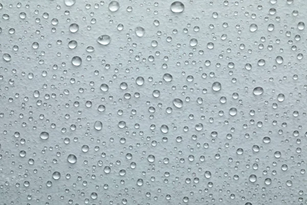 Капли Воды Белом Фоне Вид Сверху — стоковое фото