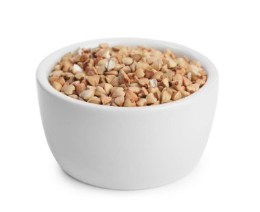 Beyaz kasede yeşil karabuğday.