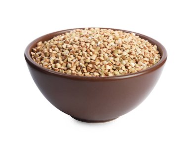 Beyaz kasede yeşil karabuğday.