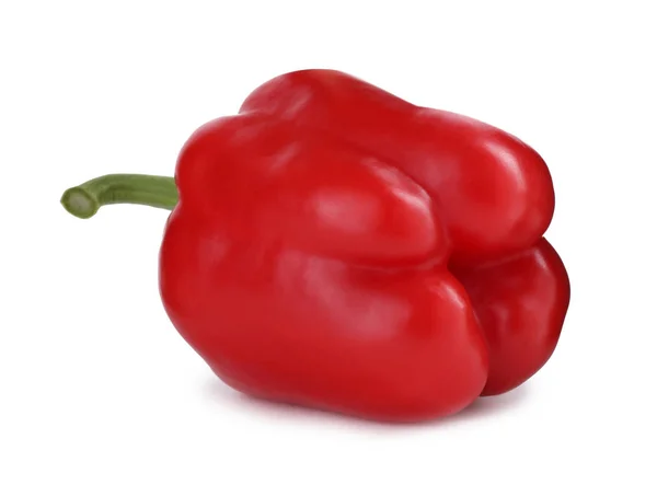 Reifer roter Paprika isoliert auf weißem — Stockfoto