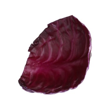 Beyaz yapraklı kırmızı lahana.