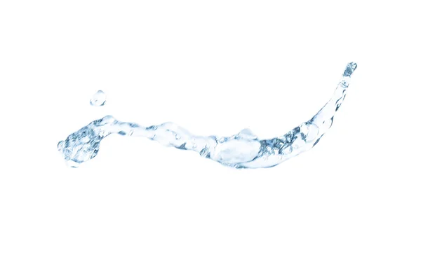 Abstrato respingo de água isolada sobre branco — Fotografia de Stock