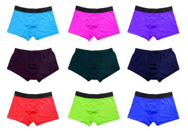 Zarif kadın iç çamaşırları beyaza izole edilmiş, üst manzara