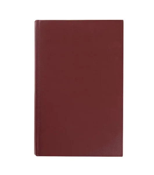 Βιβλίο κλειστού χρώματος σκληρό εξώφυλλο απομονωμένο σε λευκό, κορυφαία προβολή — Φωτογραφία Αρχείου