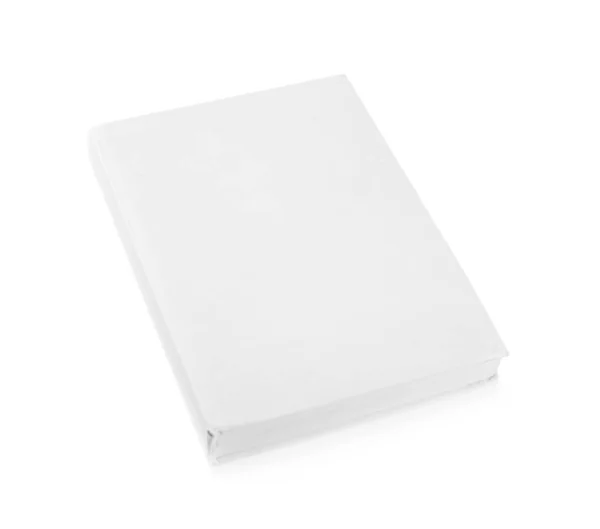 Geschlossenes gebrauchtes Hardcover-Buch isoliert auf weiß — Stockfoto