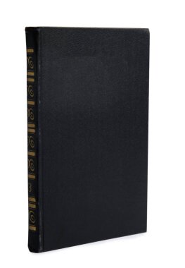 Beyaz arka plan ciltli kitap. Tasarım için boşluk