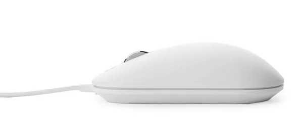 흰색에 현대식 마우스 — 스톡 사진