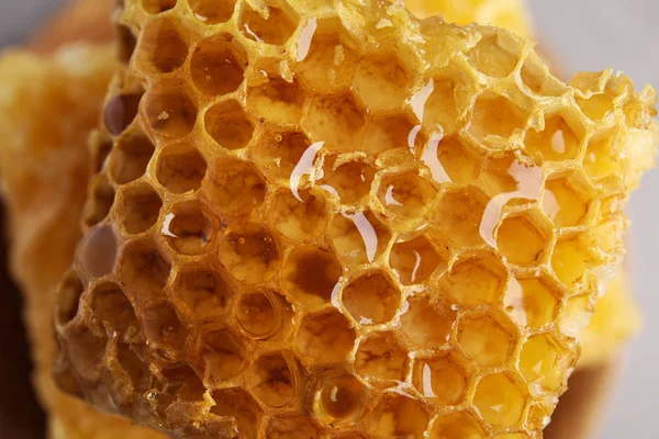 Närbild Läcker Söt Honeycomb Bordet — Stockfoto