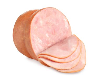 Lezzetli taze dilimlenmiş jambon.