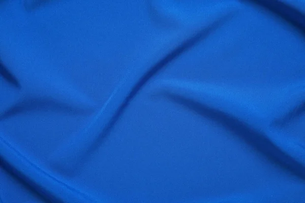 Tecido Enrugado Vista Superior Cor Ano 2020 Azul Clássico — Fotografia de Stock
