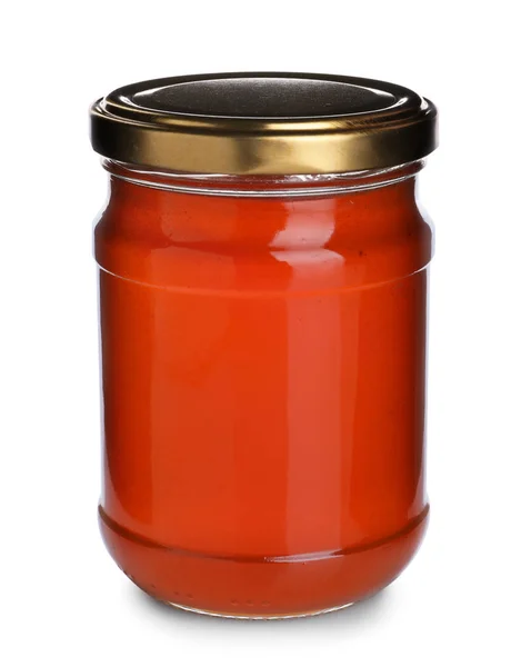 Яр органічного меду ізольований на білому — стокове фото