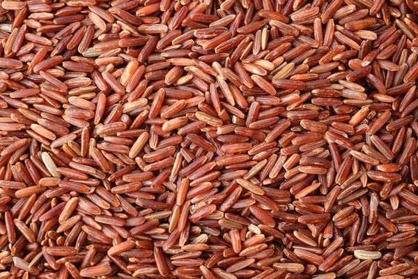 Arkaplan Olarak Kahverengi Pirinç Yakın Görünümü — Stok fotoğraf