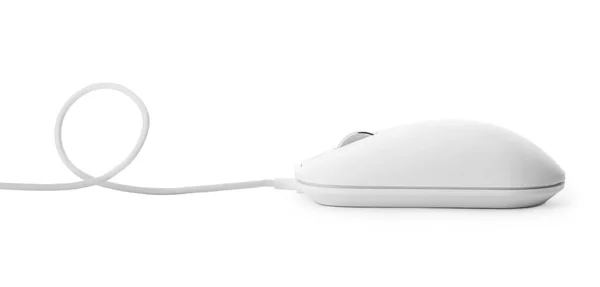 흰색에 현대식 마우스 — 스톡 사진