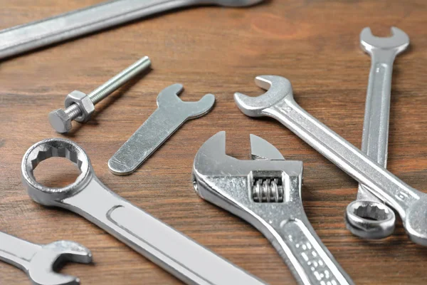 A set of auto mechanic tools. Tools: head crank, ratchet, imbus keys Stock  Photo - Alamy