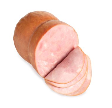 Lezzetli taze dilimlenmiş jambon.
