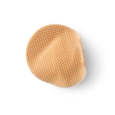 Beyaza izole edilmiş yapışkan alçı kullanılmış, üst manzara. İlk yardım ögesi