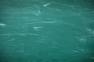 Arkaplan olarak kirli yeşil karatahta. Metin için boşluk