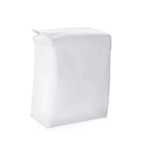 Beyaz Üzerine Izole Edilmiş Paketi Tasarım Için Model — Stok fotoğraf