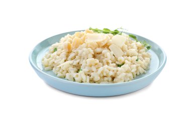 Lezzetli risotto, beyaz peynirli.