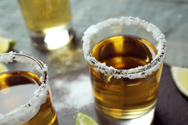 Meksykańska Tequila Solą Stole Zbliżenie — Zdjęcie stockowe