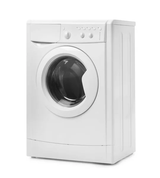 Modern Washing Machine Isolated White Laundry Day — Stock Photo, Image