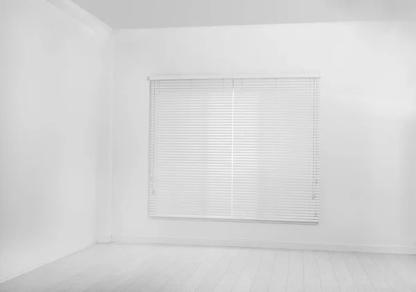 Window Closed Blinds Empty Room — ストック写真