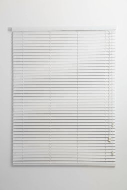 Kapalı panjurlu modern pencere