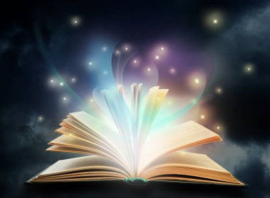Beyaz üzerine sert kapaklı kitap
