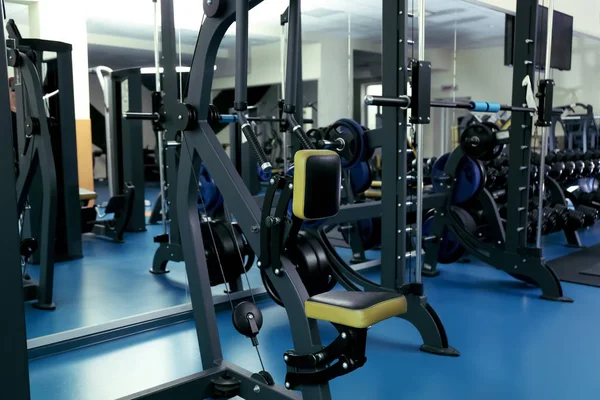 Interior Modern Gym New Equipment — ストック写真