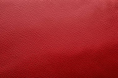 Arka plan olarak kırmızı deri dokusu, yakın plan