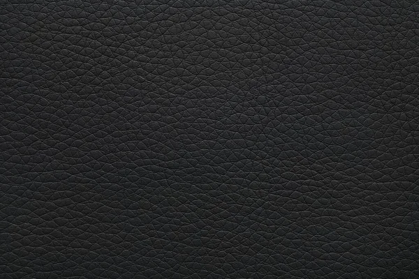 Textur Aus Schwarzem Leder Als Hintergrund Nahaufnahme — Stockfoto