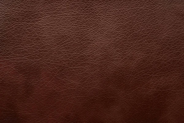 Texture Dark Brown Leather Background Closeup — 스톡 사진