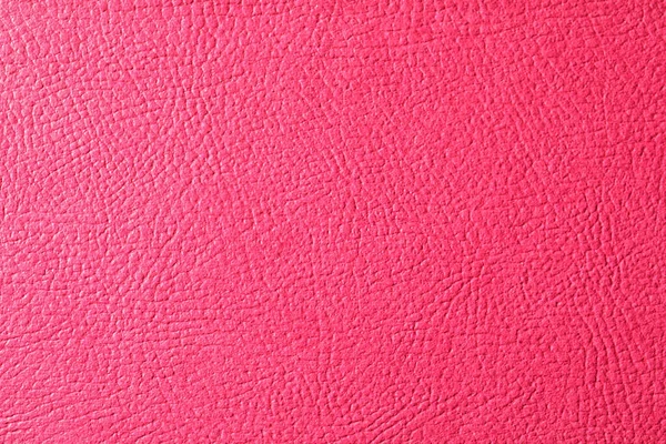 Textura Couro Rosa Como Fundo Close — Fotografia de Stock