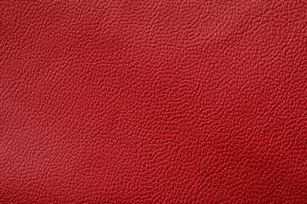 Textura Červené Kůže Jako Pozadí Detailní Záběr — Stock fotografie