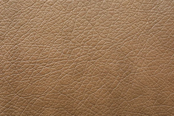 Texture Pelle Marrone Chiaro Come Sfondo Primo Piano — Foto Stock