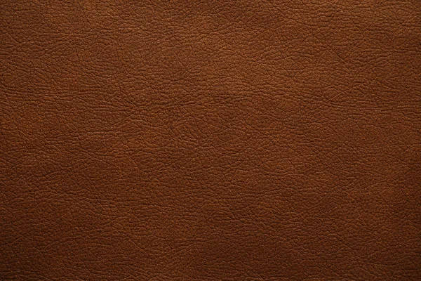 Texture Brown Leather Background Closeup — Stock Photo, Image