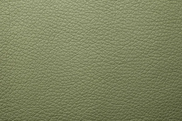 Textura Tmavě Zelené Kůže Jako Pozadí Detailní Záběr — Stock fotografie