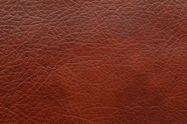 Texture Cuir Marron Comme Fond Gros Plan — Photo