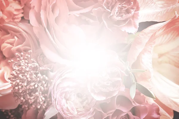 Güzel Narin Bir Buket Yakın Plan Klasik Tarzda Çiçek Dekoru — Stok fotoğraf