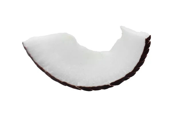 Sabroso Copo Coco Fresco Aislado Blanco — Foto de Stock