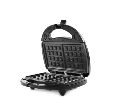 Yeni modern waffle ızgarası beyaza izole edilmiş